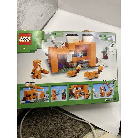 Lego Minecraft 21178 The Fox Lodge Building Set NiB Box Damage - Picture 3 of 3